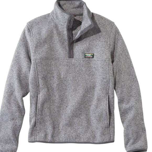 Men's L.L.Bean Sweater Fleece Pullover - Picture 4 of 4